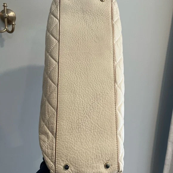 Kate Spade Cream Quilted Tote Bag - Picture 4 of 6